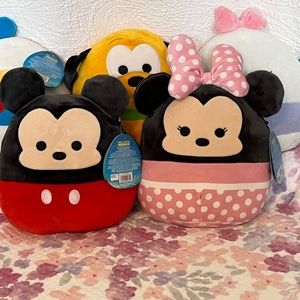 -Mickey & Minnie Mouse Squishmallows